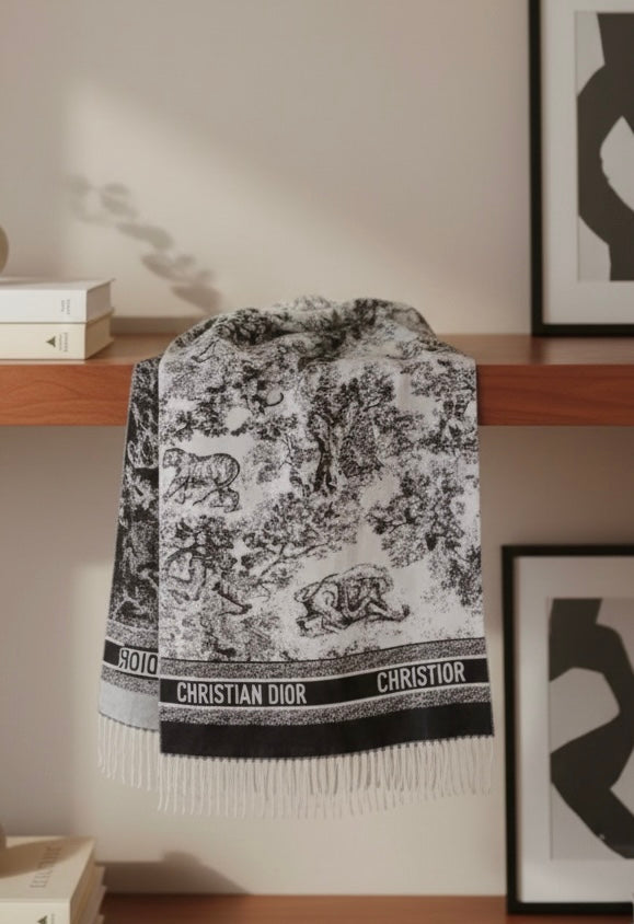femmes écharpe christian Dior châle