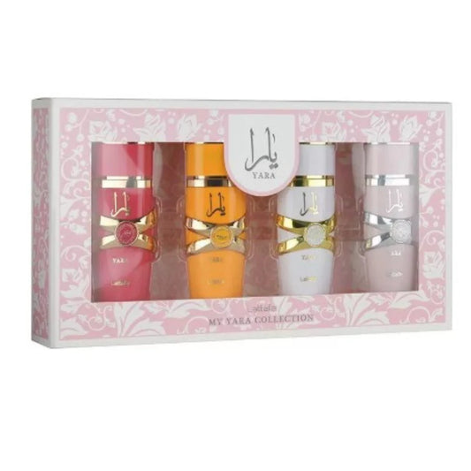 Yara Coffret cadeau parfum femme 4 Parfum longue durée Floral fruité
